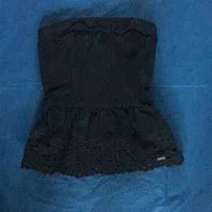 Navy blue Abercrombie and Fitch tube top